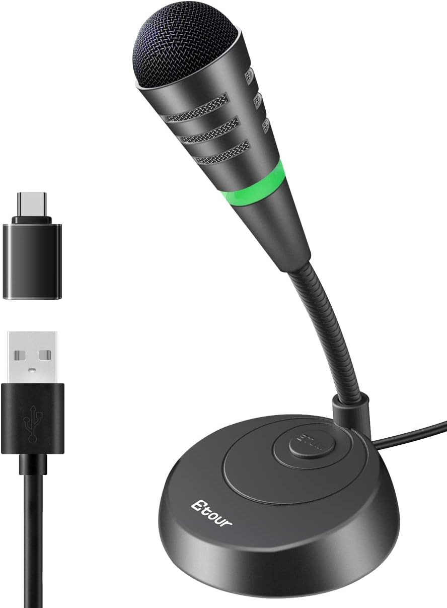 Etour USB Computer Microphone